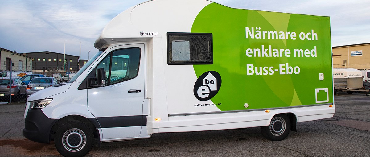 Buss-Ebo är Ebos mobila kontor