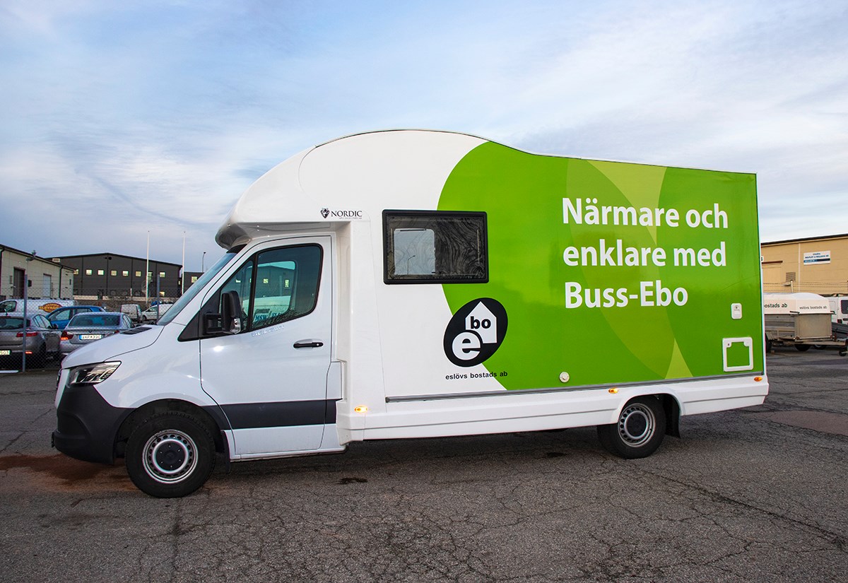 Buss-Ebo är Ebos mobila kontor