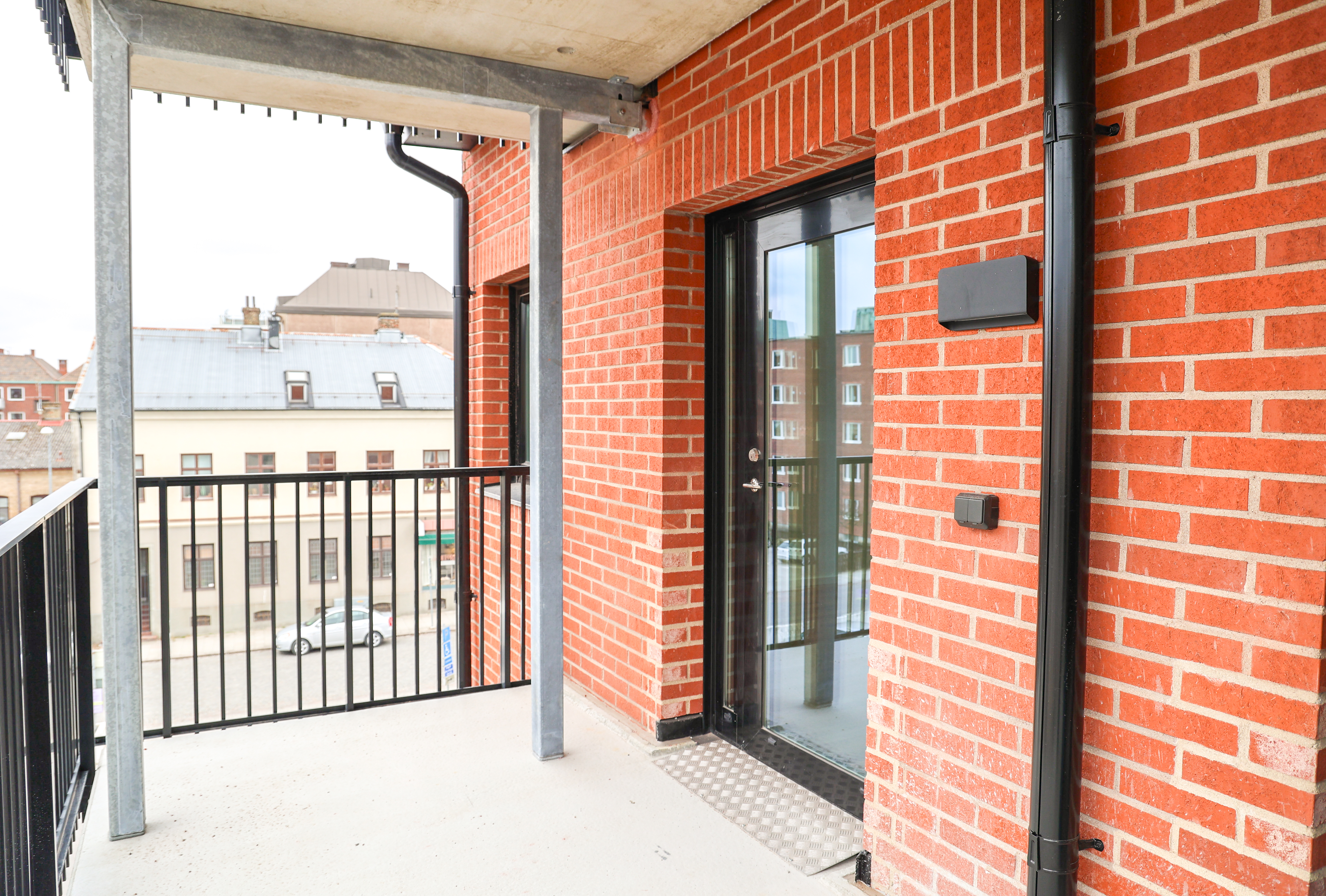 Loftgångsantré på Södergatan 14 i Eslöv