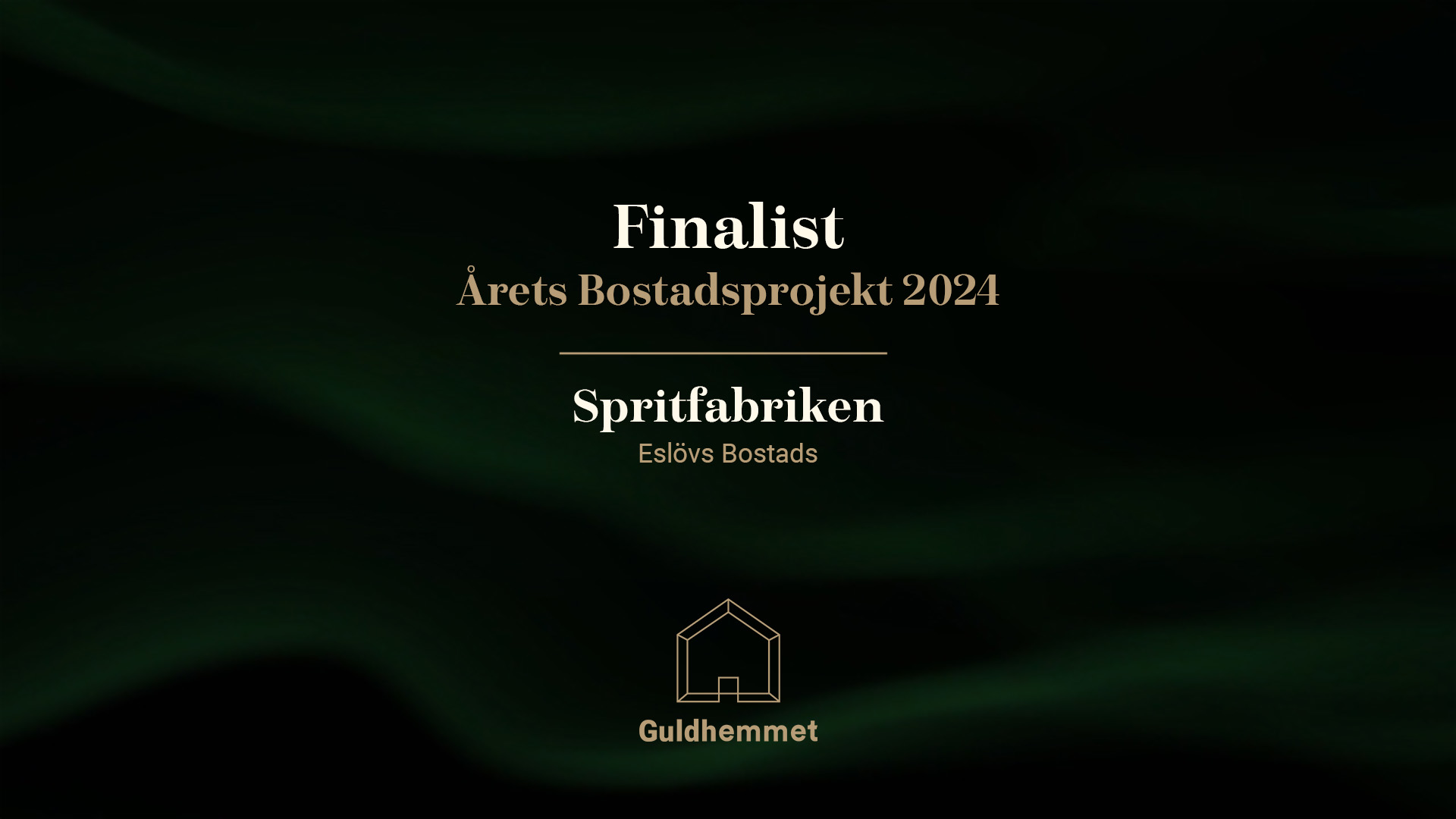 Finalist till Årets Byggprojekt 