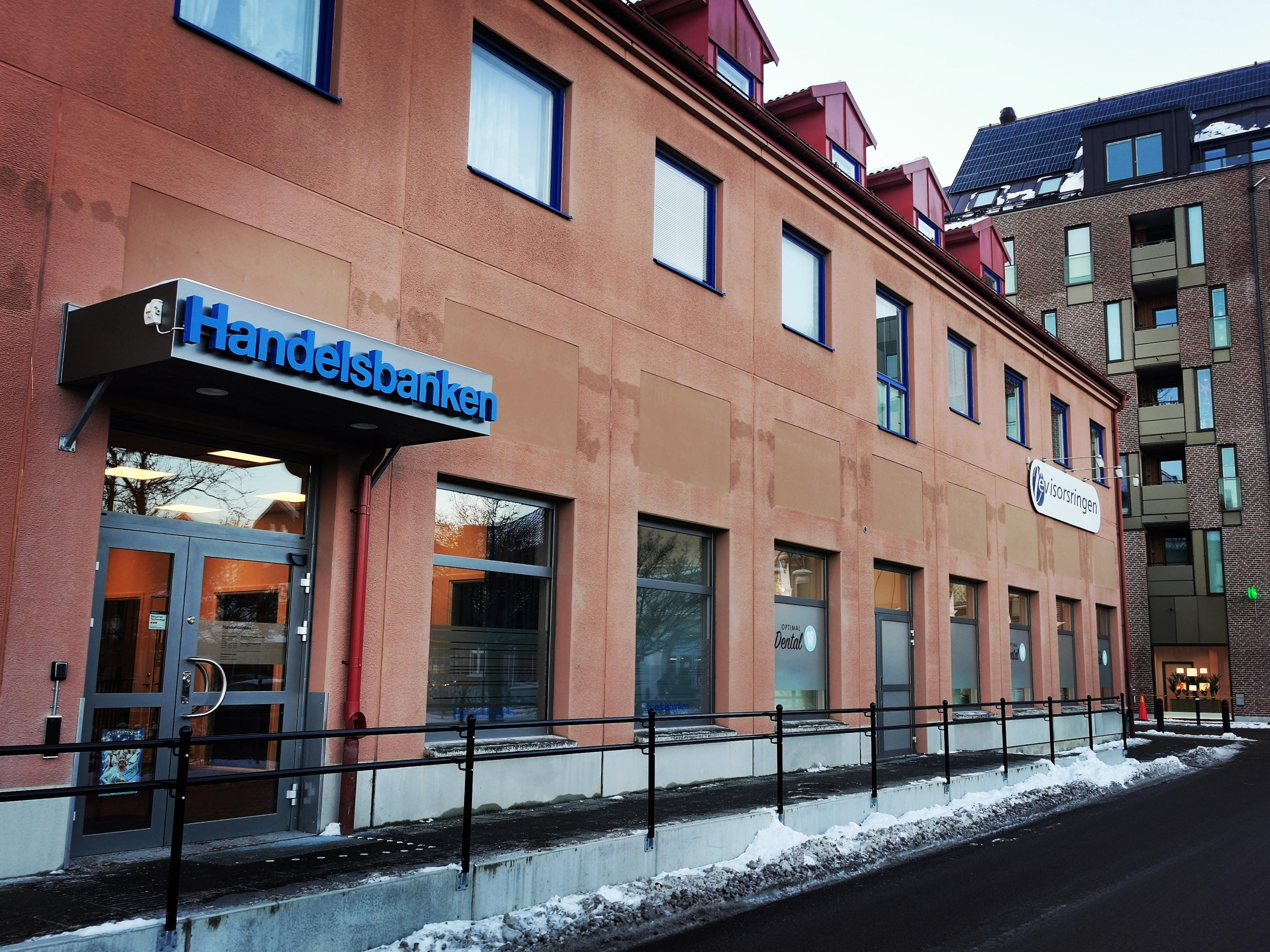 Handelsbankens nya lokaler i Eslöv, på Bastugatan i centrum.