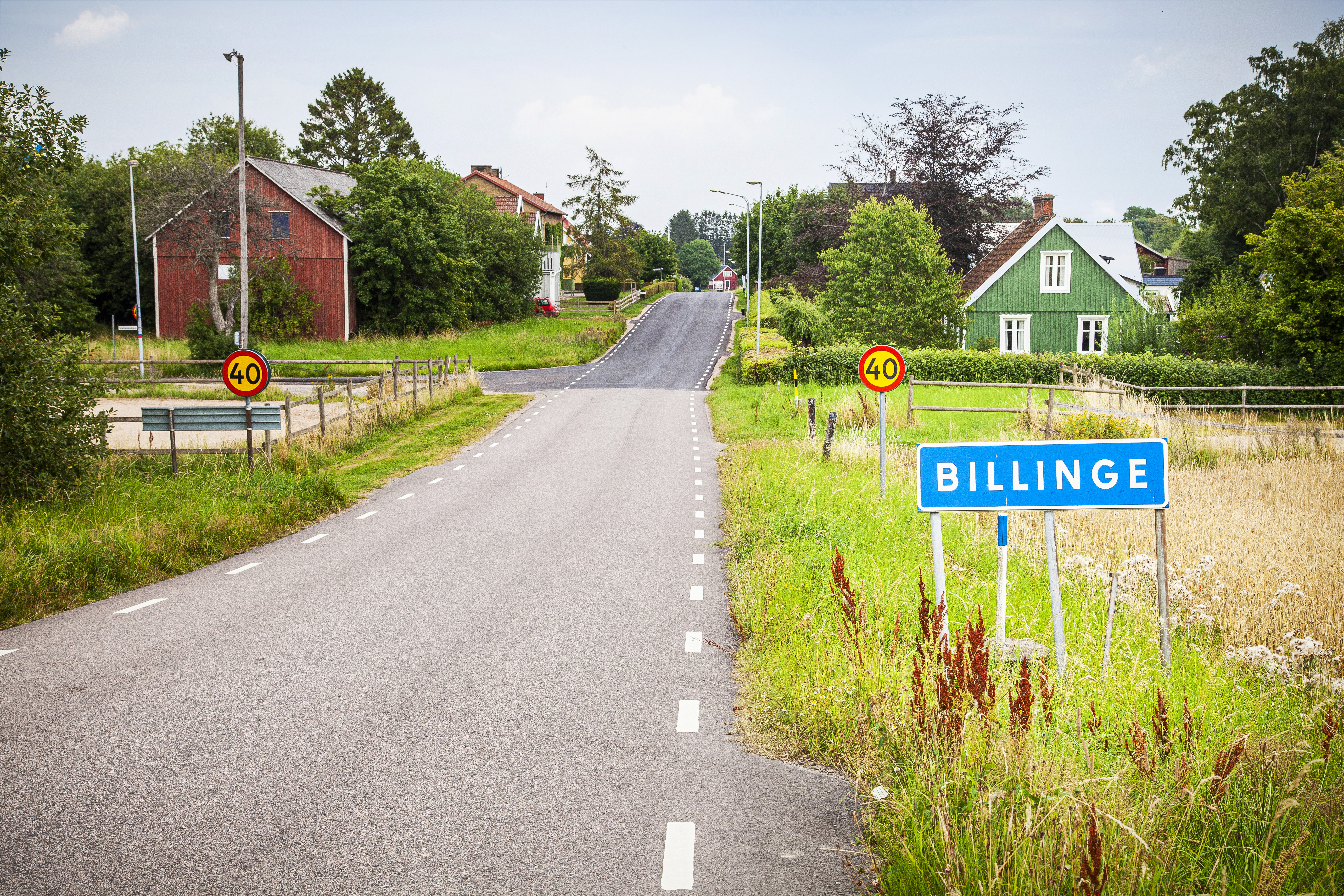 Infart till Billinge